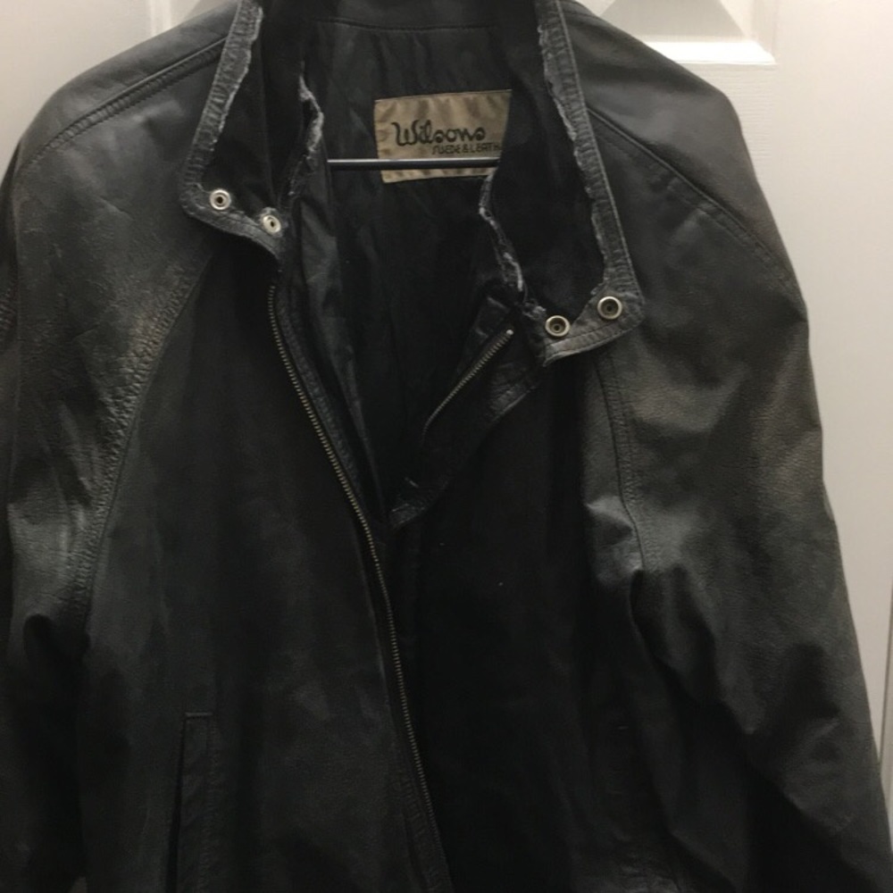 Vintage 80s Wilson’s Leather Distressed Jacket